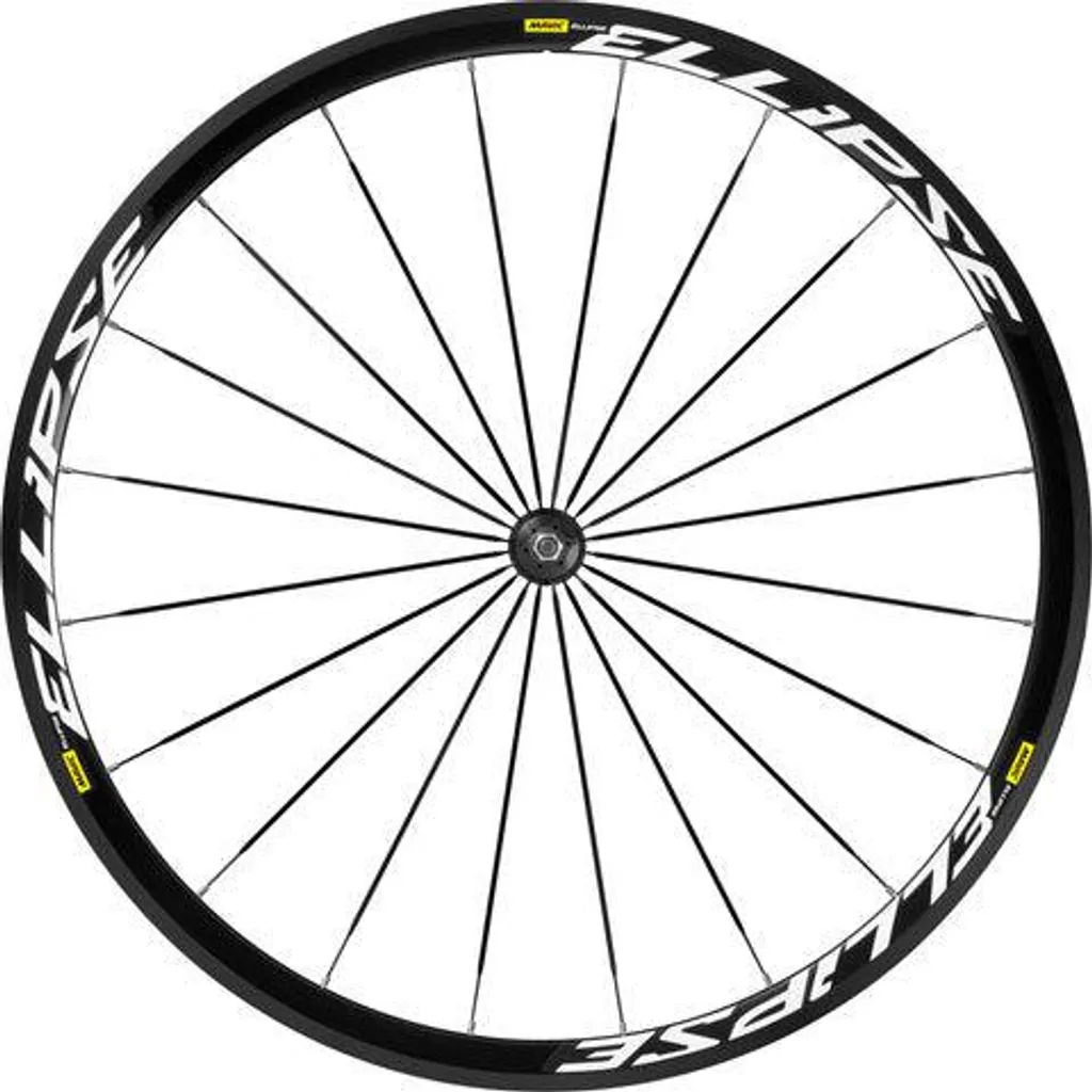 Roue arrière de course Mavic Ellipse Noir pour transmission Shimano HG