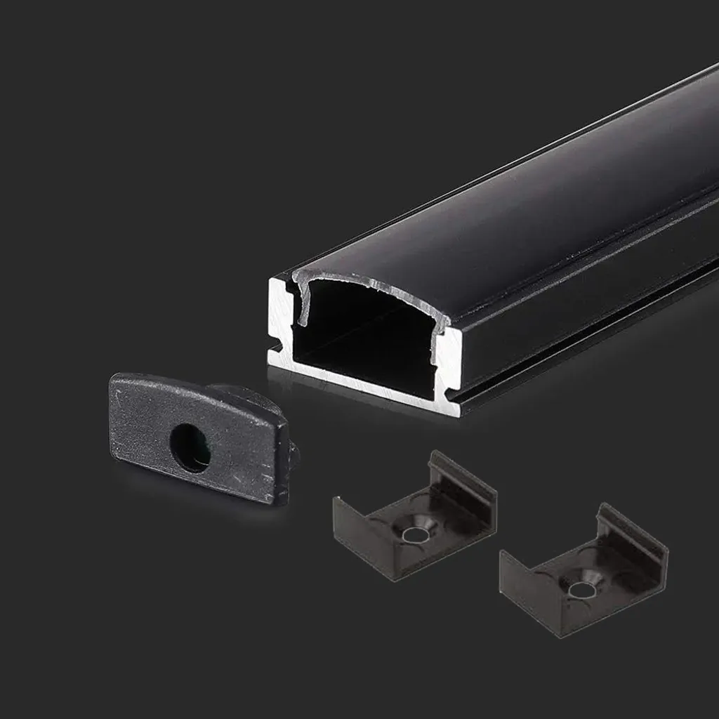 LASLUX 15 x LED Aluprofil 2m, LED U-Profil 19,7 x 10 mm für Led Streifen bis 16.7mm, inkl. Diffusor und Montagezubehör LASLUX 15 x LED Aluprofil 2m, LED U-Profil 19,7 x 10 mm für Led Streifen bis 16.7mm, inkl. Diffusor und Montagezubehör