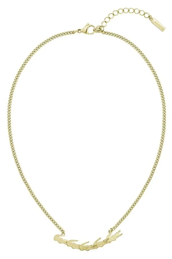 Chaîne maille crocodile plaqué or durable : finis les bijoux ternes