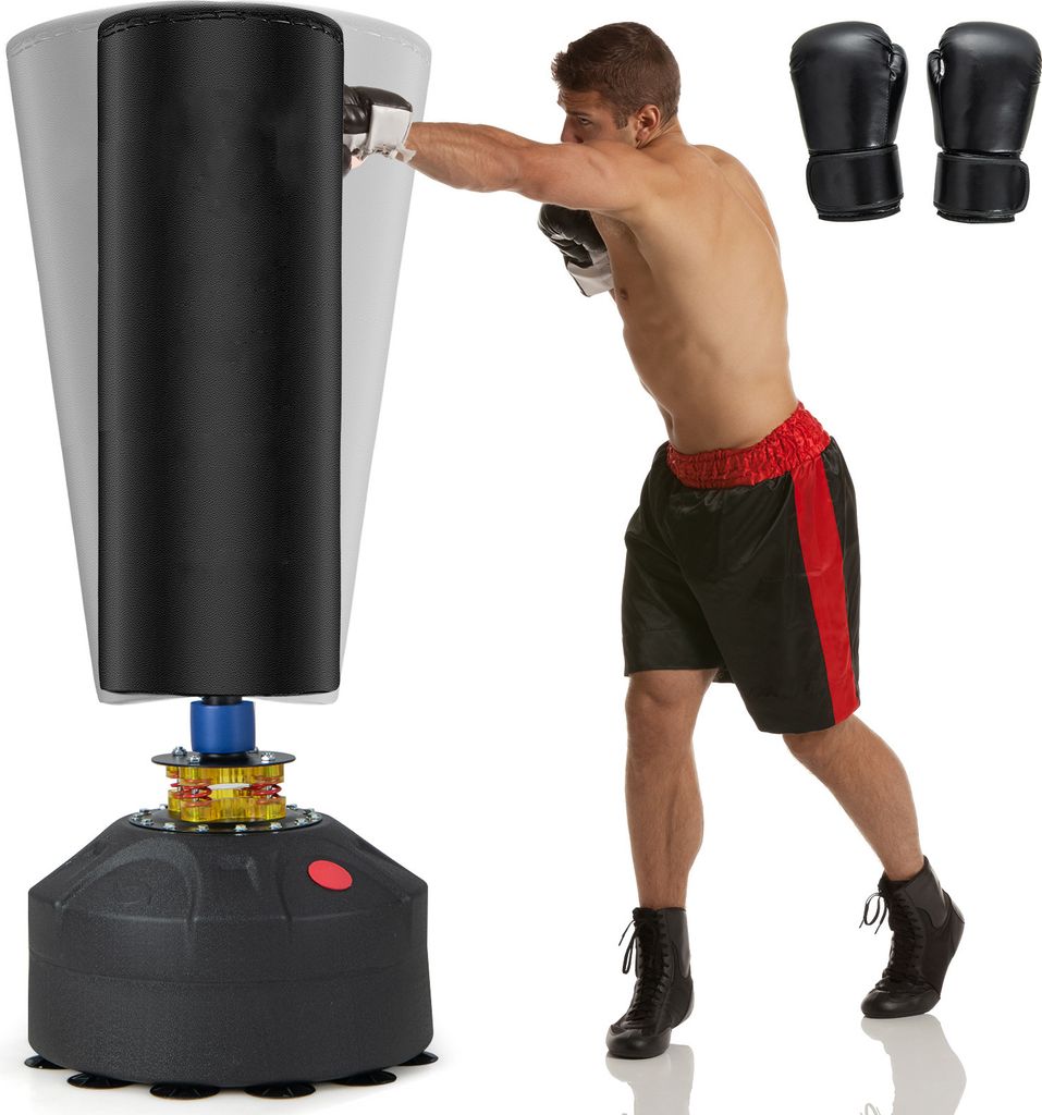 COSTWAY Freistehender Boxsack, 173cm Standboxsack mit Produktbild 