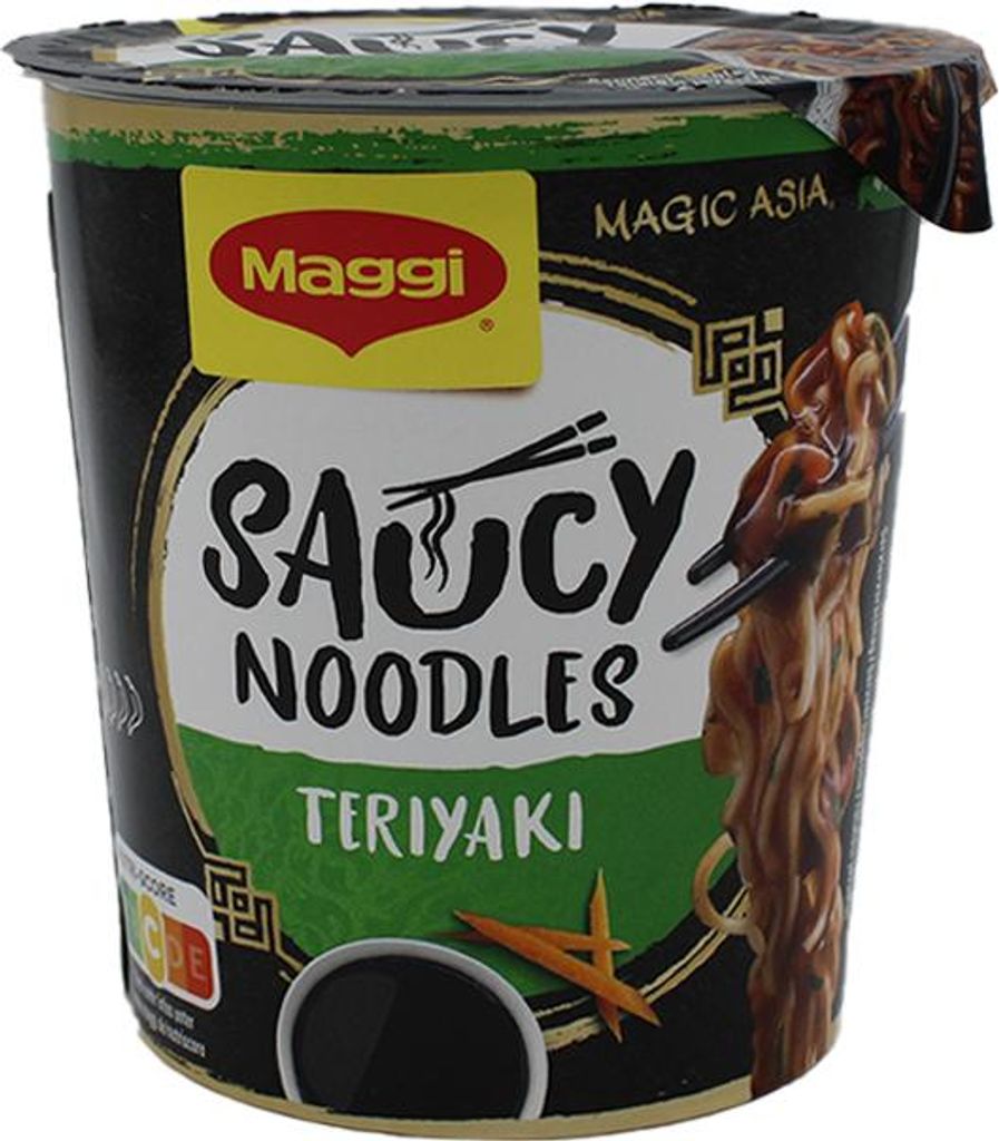 Maggi Magic Asia Saucy Noodles Teriyaki Cup 75g Produktbild 