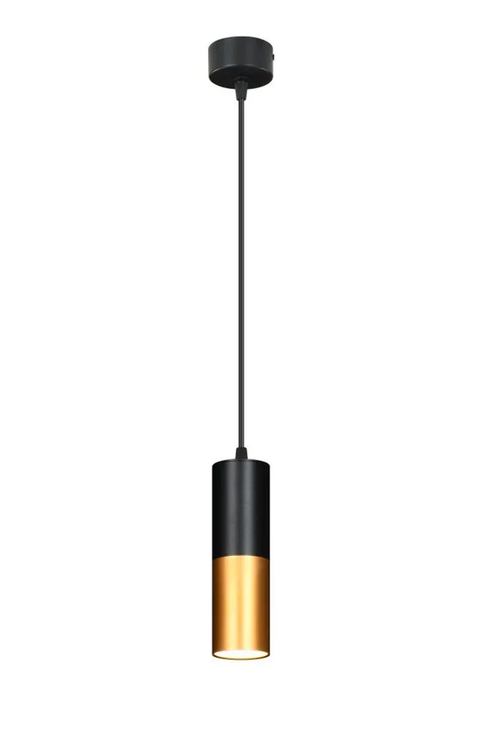 Lampe TUBA Candellux Noir/Or : Éclairage moderne pour petits espaces