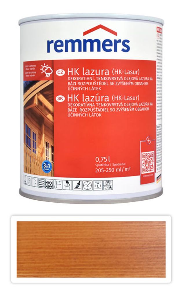 Remmers HK-Lasur 0,75 L Eimer Pinie/Lärche Obrázok produktu 