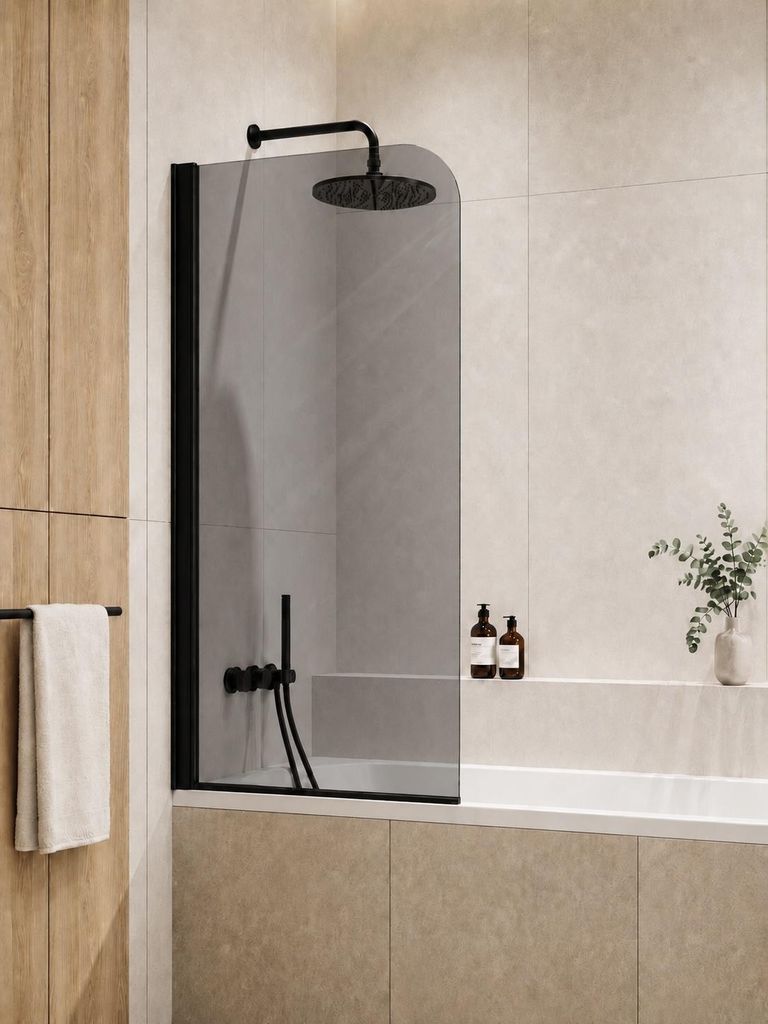 Badplaats Vaňová Zástena Torino 60 x 140 cm - Dymové Sklo - Obrázok produktu 