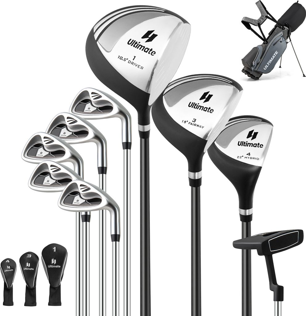 COSTWAY set complet de clubs de golf pour hommes, 9/11 Image du produit 