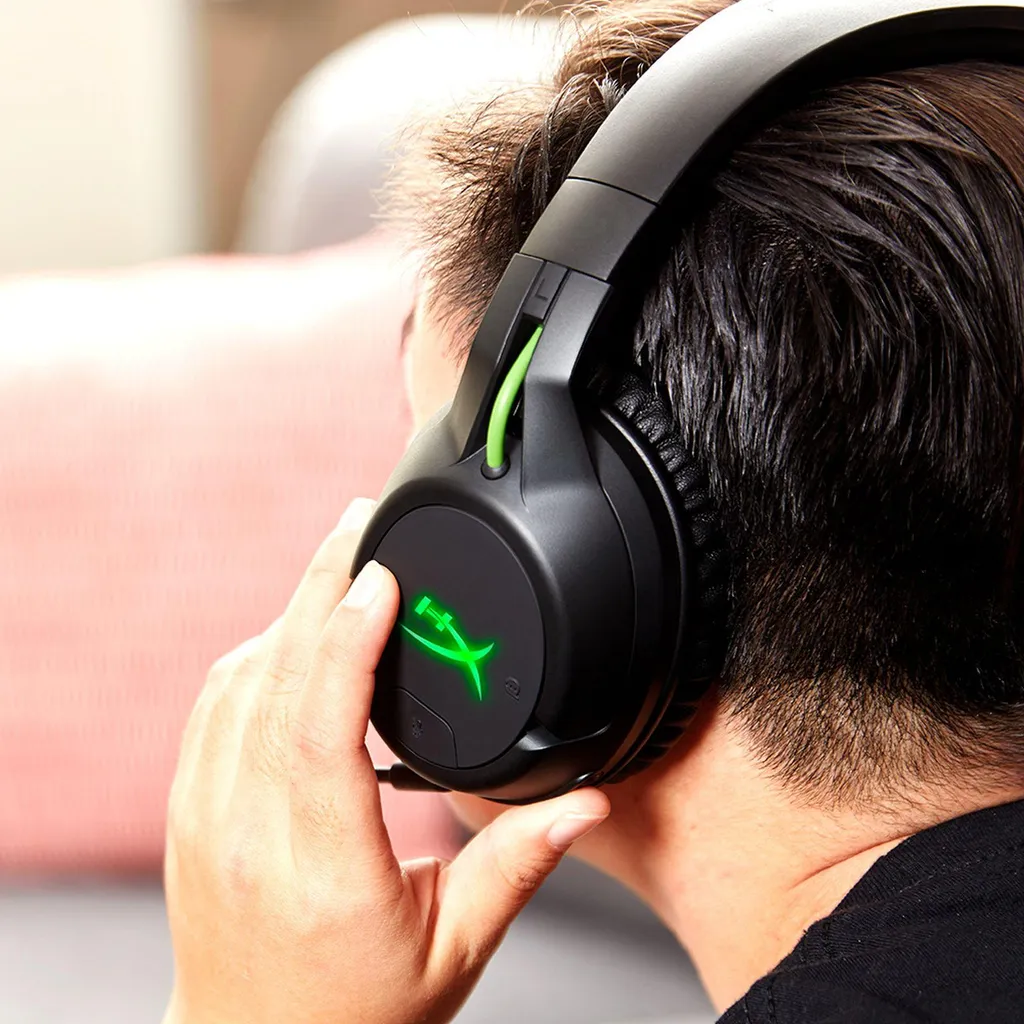 Casque HyperX CloudX Flight sans fil Noir et Vert pour console Xbox One - 4