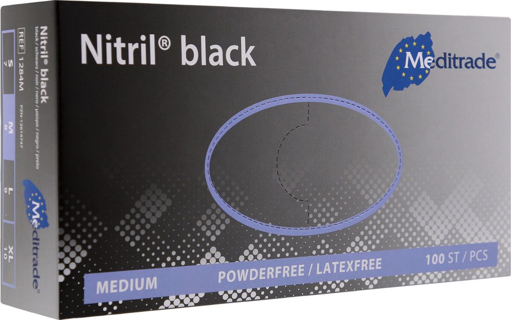 BLACK WAVE Nitril Einmalhandschuhe, schwarz BLACK WAVE Nitril Einmalhandschuhe, schwarz