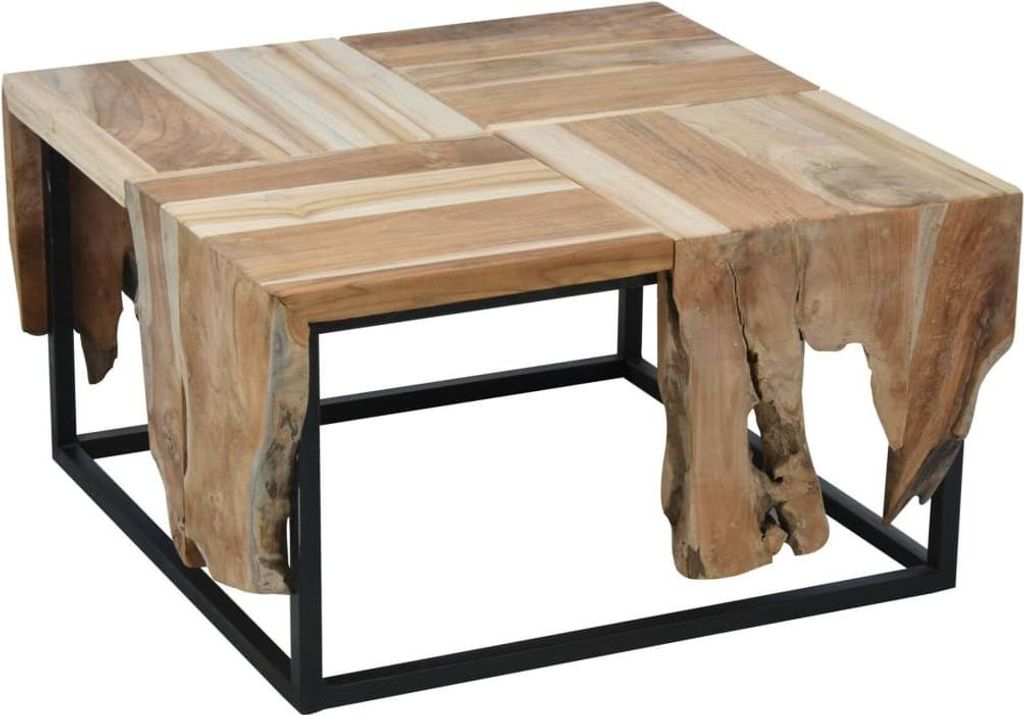 Ambiance Beistelltisch Teak 65x65x35 cm