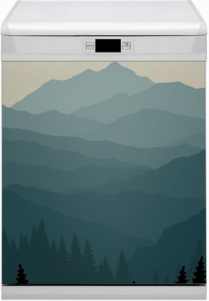 Kuchyňský magnet na myčku nádobí omyvatelný 60x80 cm myčka Obrázek produktu 