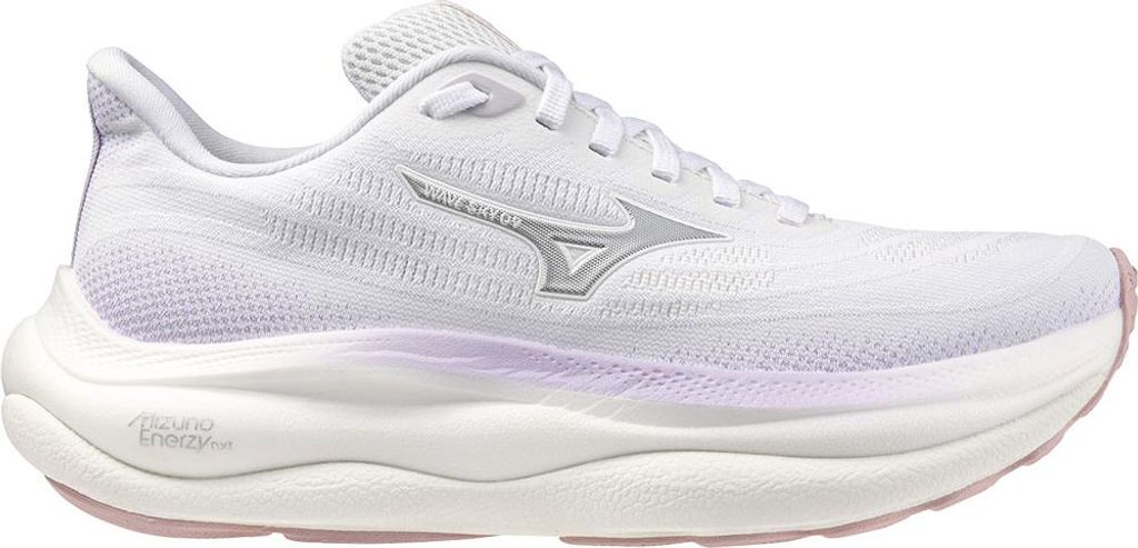 Mizuno Wave Sky 9 - white/silver/orchid petal, Größe:7