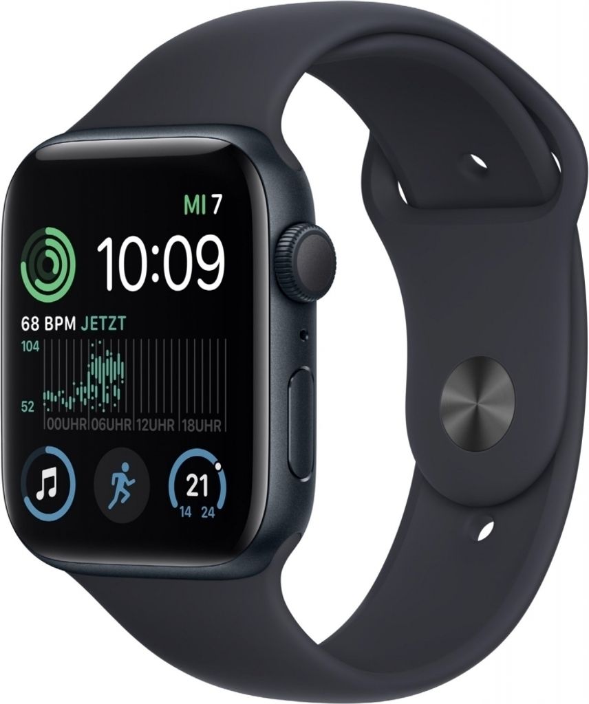 Apple Watch SE 2022 Bracelet sport M/L 44 mm Aluminium GPS Image du produit 