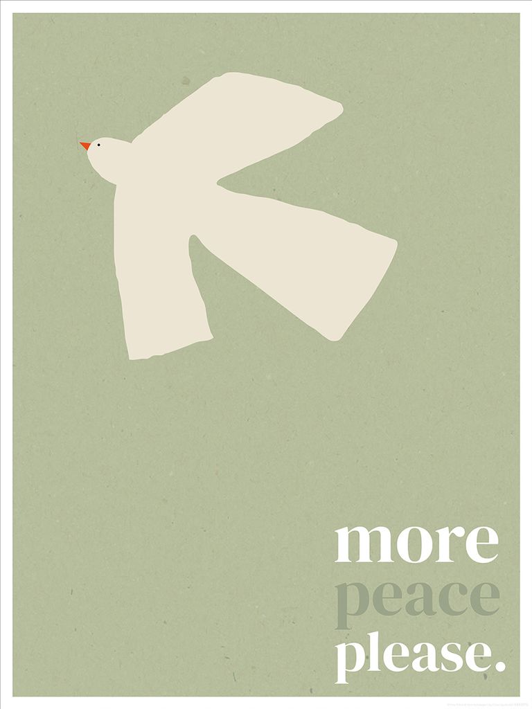 More Peace Please 30 x 40 cm