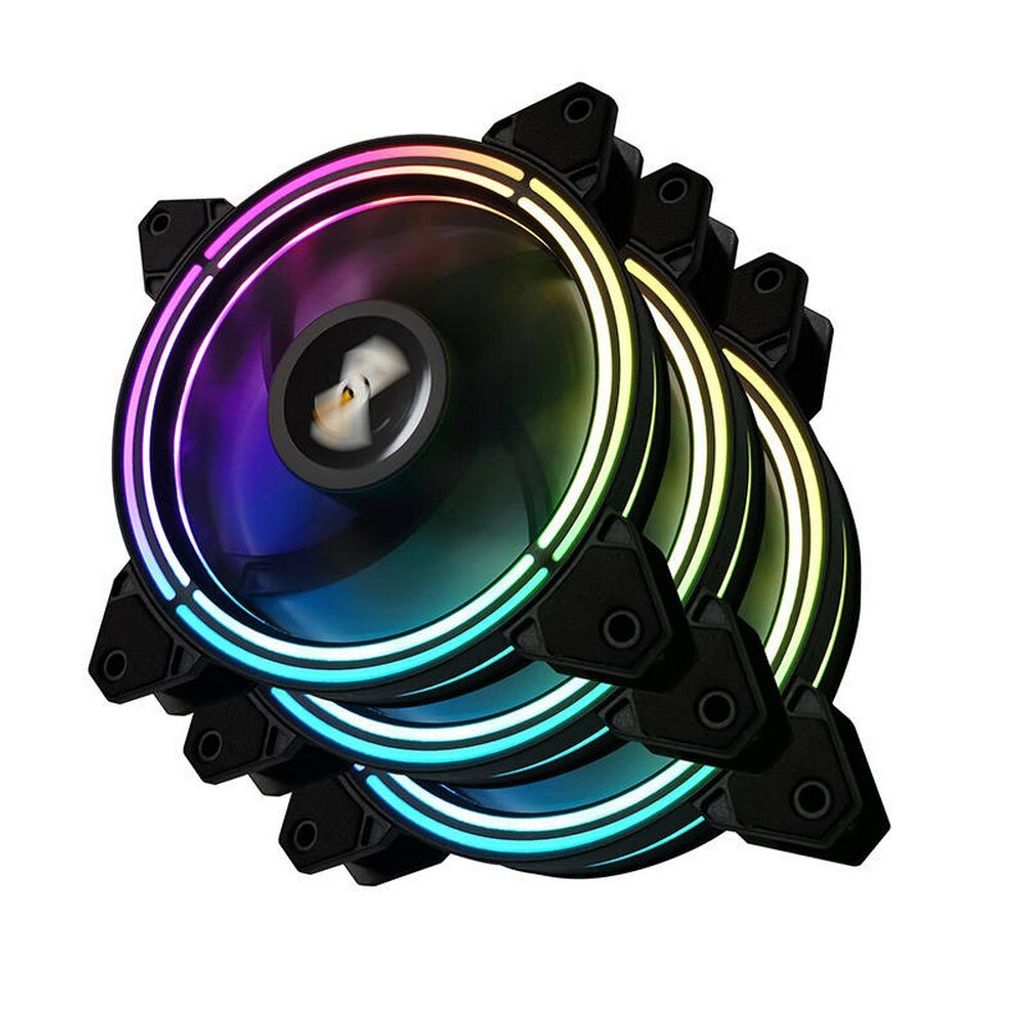 Darkflash CF11 Pro ARGB Computer Lfter Set 3 in1 120x120 (schwarz)