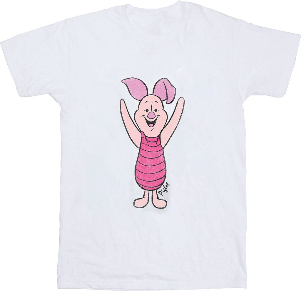 Winnie the Pooh - "Classic" T-Shirt für Mädchen BI661 (152-158) (Weiß)