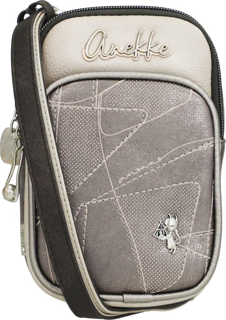 Anekke Umhängetasche Handytasche Sophia Auralis Mini Crossbody Bag Multicolor taupe