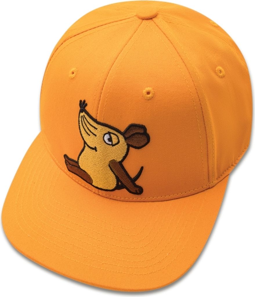 Koaa Erwachsenen BB-Cap Snapback Cap Die Maus "Auf'm Schirm", orange, Gr. Einheitsgröße