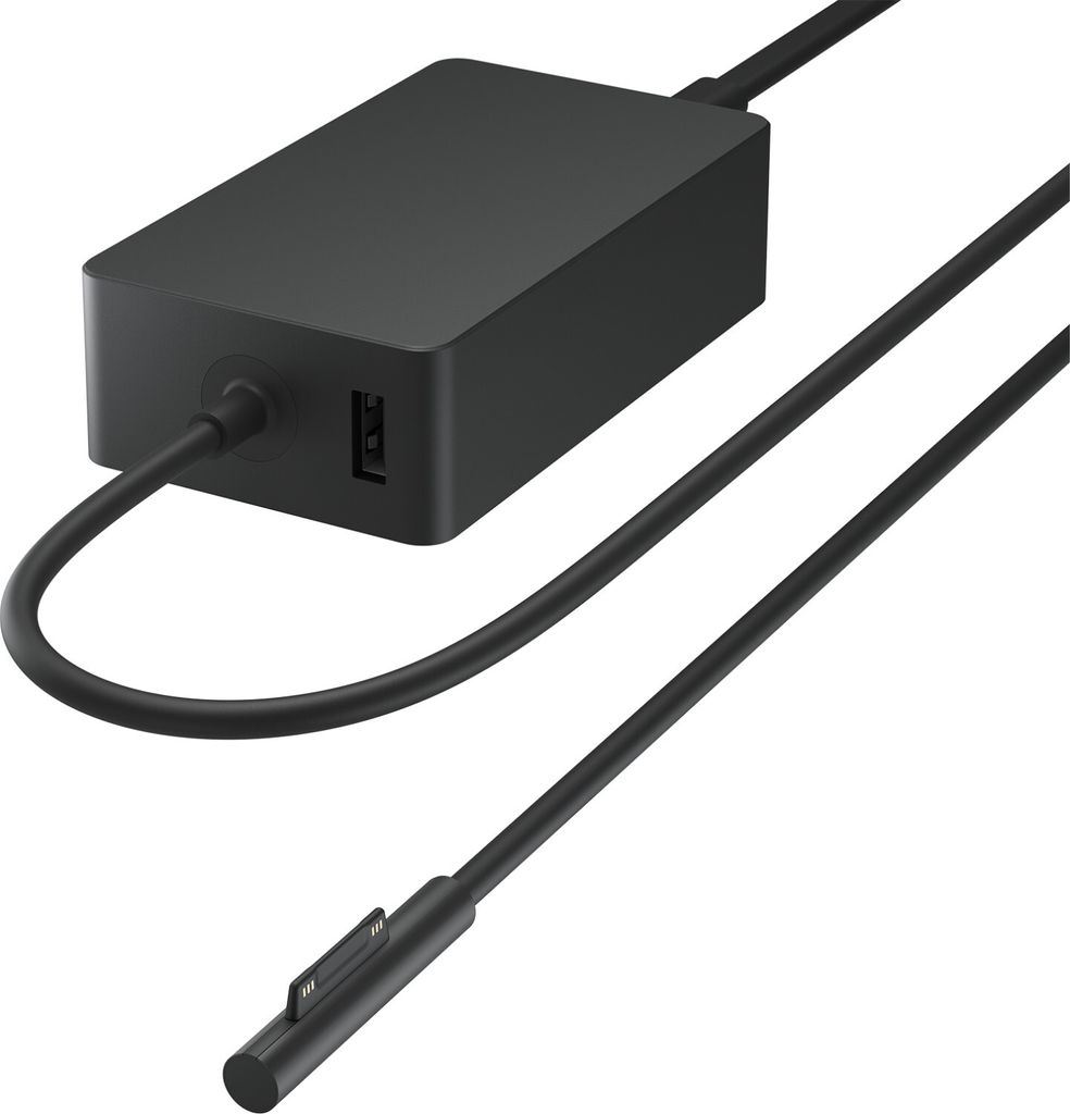 Microsoft Alimentatore - 65 Watt - nero - per Surface Pro Laptop Laptop Go