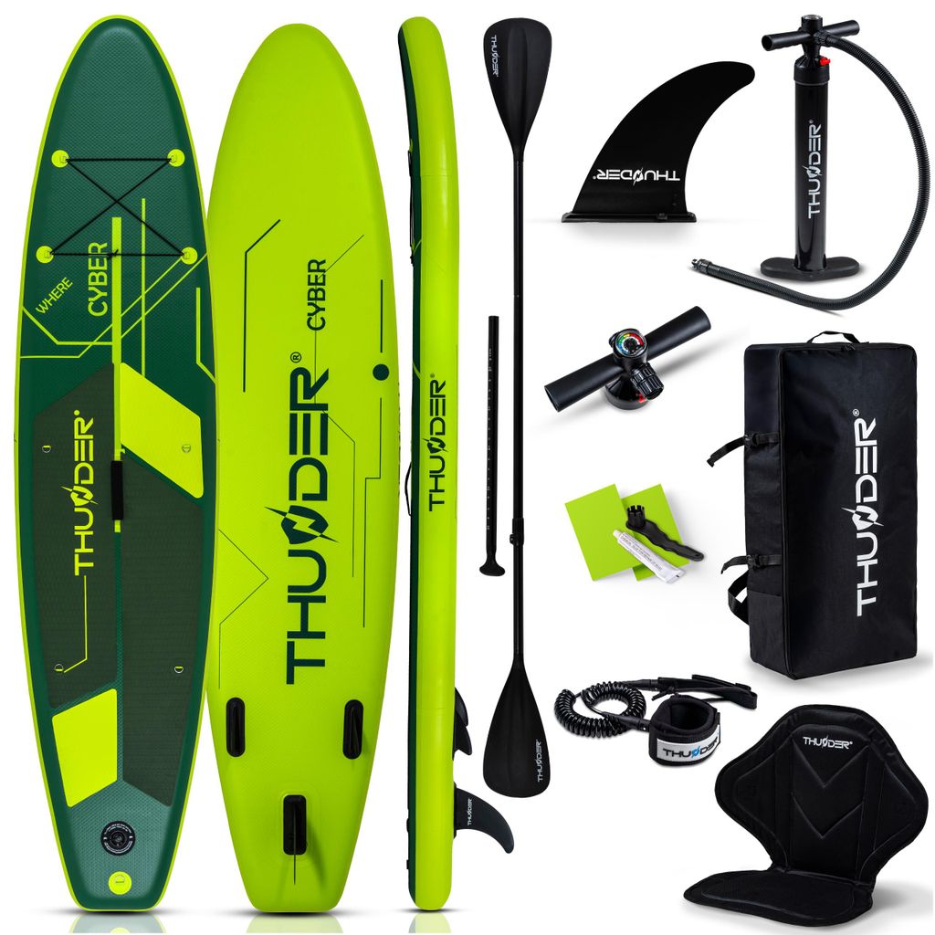 Thunder Cyber Stand Up Paddle Board 320 x 75 x 15 cm Grün 150 kg