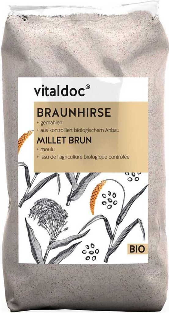 Gesund & Leben Braunhirse gemahlen -- 500g