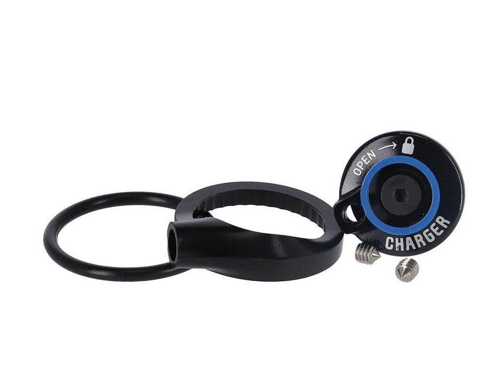 SRAM KnobKit Compr.Dämpfer SID 35mm Select C1 2021,Remote10mm,Charg.RL,11.4018.082.017, schwarz/blau (1 Set)