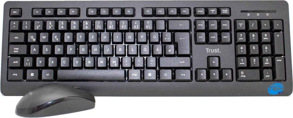 Trust Primo Kit Mouse E Tastiera Wireless Layout Tedesco Immagine del prodotto 