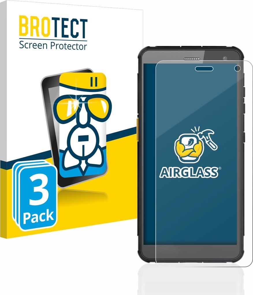 3x BROTECT Schutzglas für i.safe MOBILE IS655.2 Schutzfolie Panzer Folie Glas Display Schutz klar