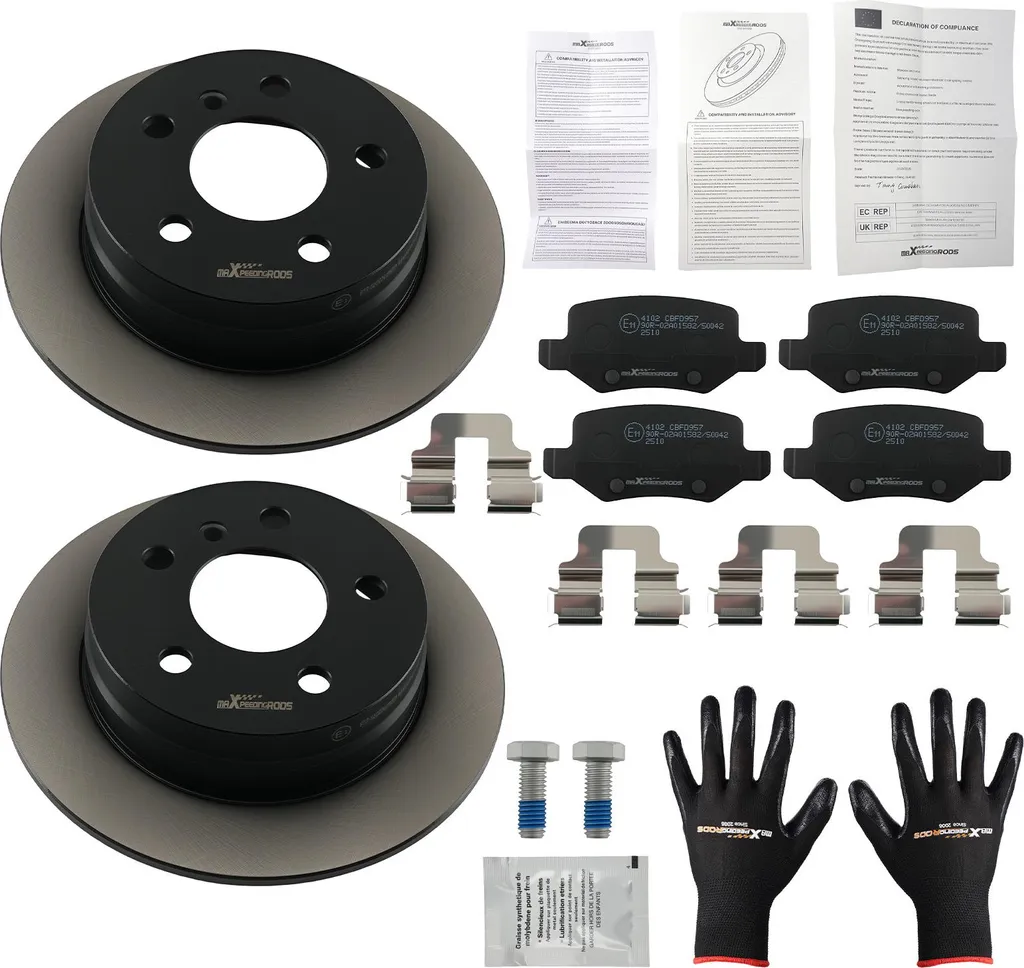 Kit Freins Mercedes Classe A W169 2004-2012 Disques et Plaquettes Avant