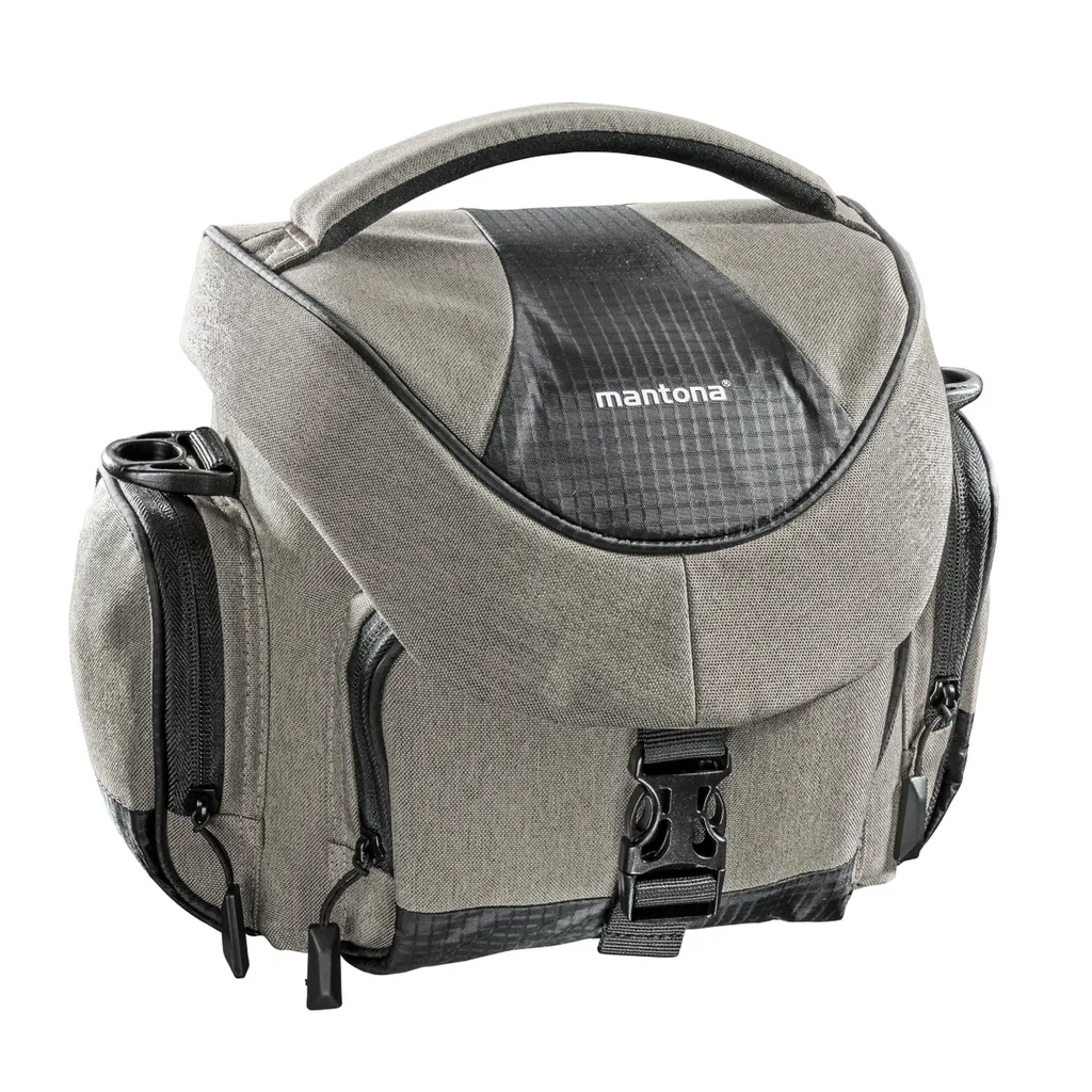 Regalo Perfetto: Borsa Mantona Premium Taupe per Fotografi Reflex
