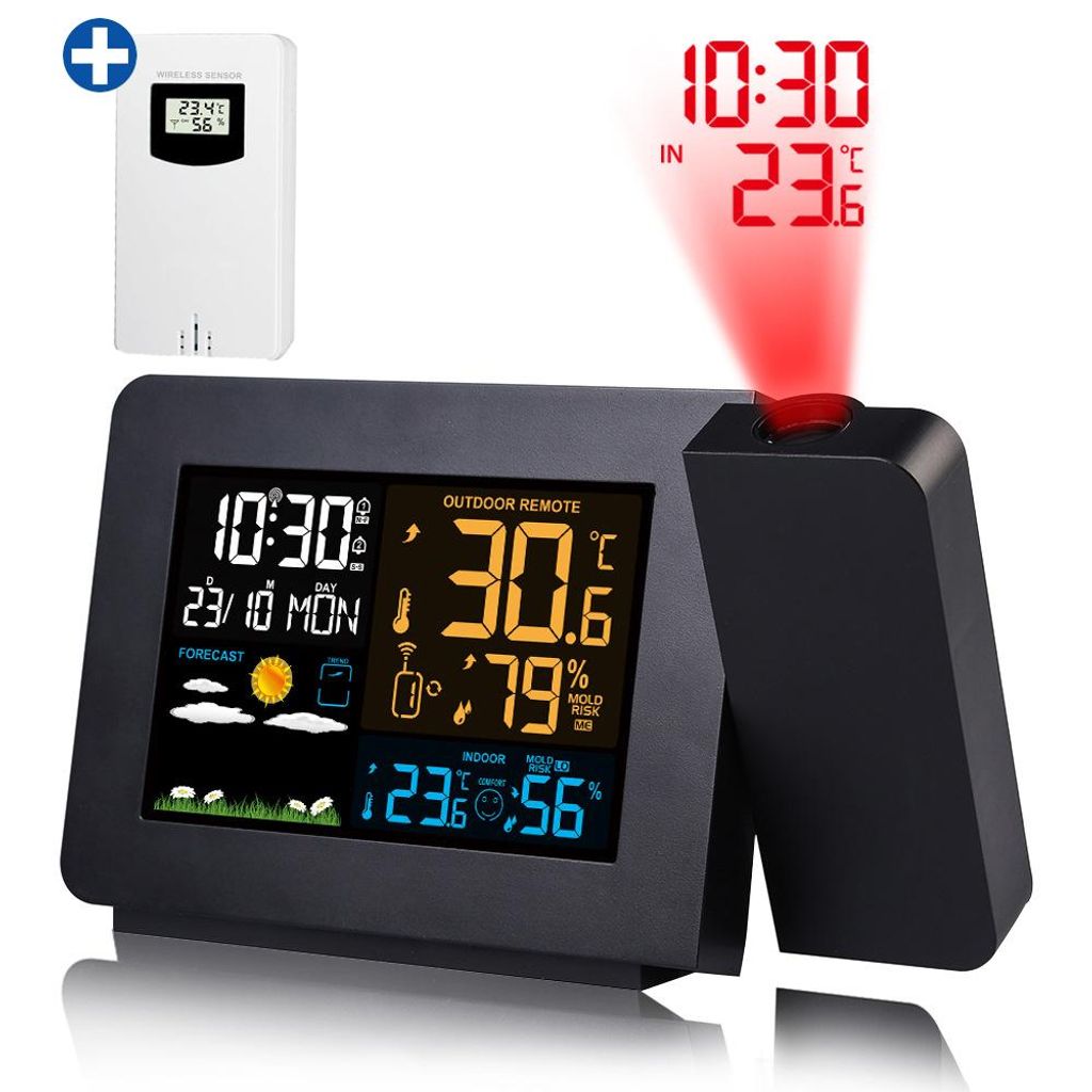 Wetterstation, Wetterstation Funk mit Außensensor (mit Produktbild 