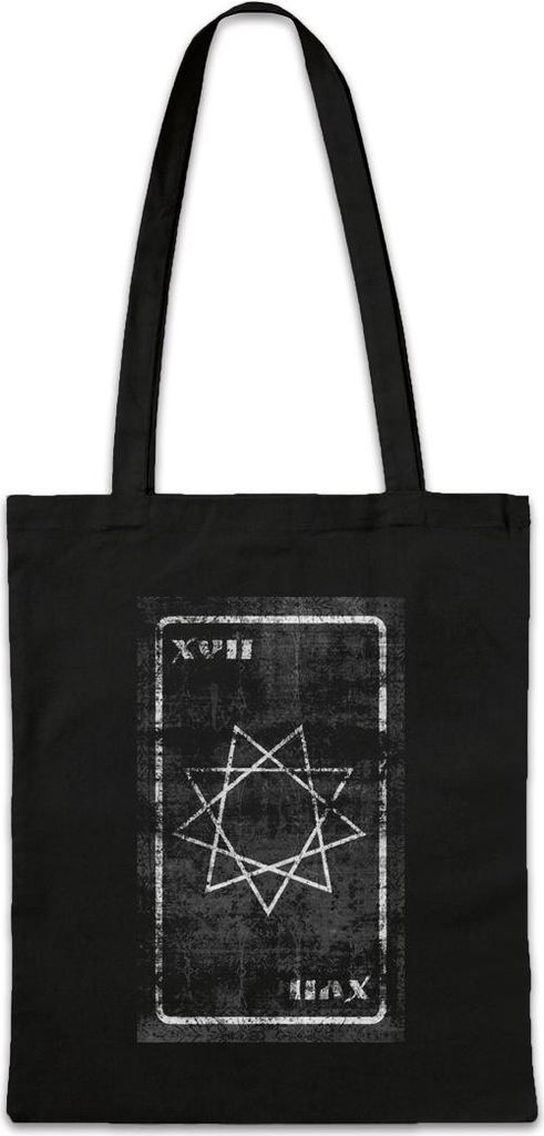 Urban Backwoods Tarot The Star, Stofftasche, Farbe: Schwarz