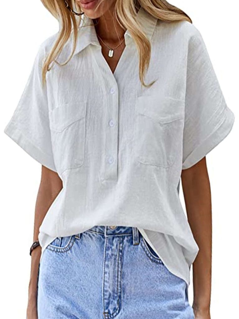 Elegantes Baumwoll Shirts Damen Bild