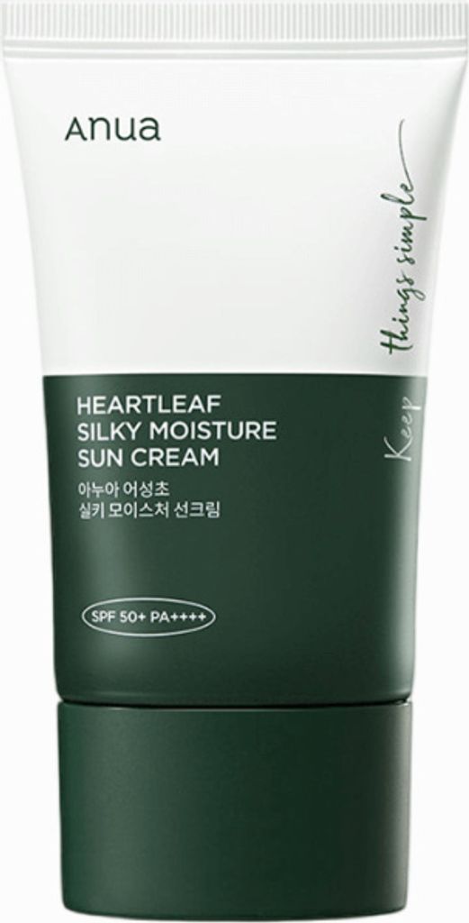 Anua Heartleaf Silky Moisture Sun Cream SPF 50+ PA++++