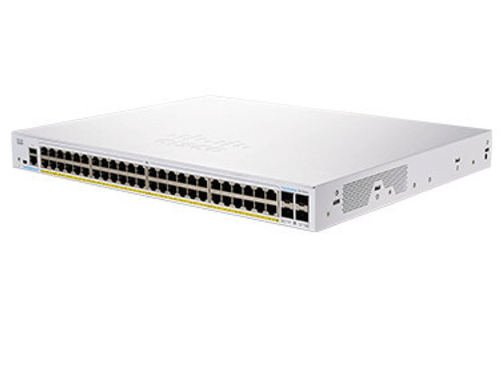 Cisco CBS350-48FP-4G-EU Managed L2/L3 Gigabit Ethernet (10/100/1000) Netzwerk-Switch Silber