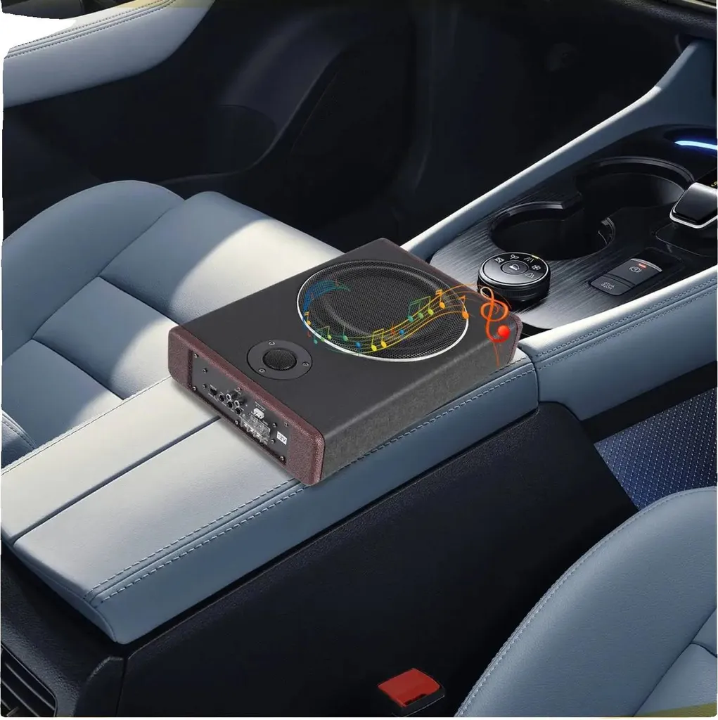 Subwoofer 8 Pouces Sous Siège 600W - Audio Voiture Haute Performance