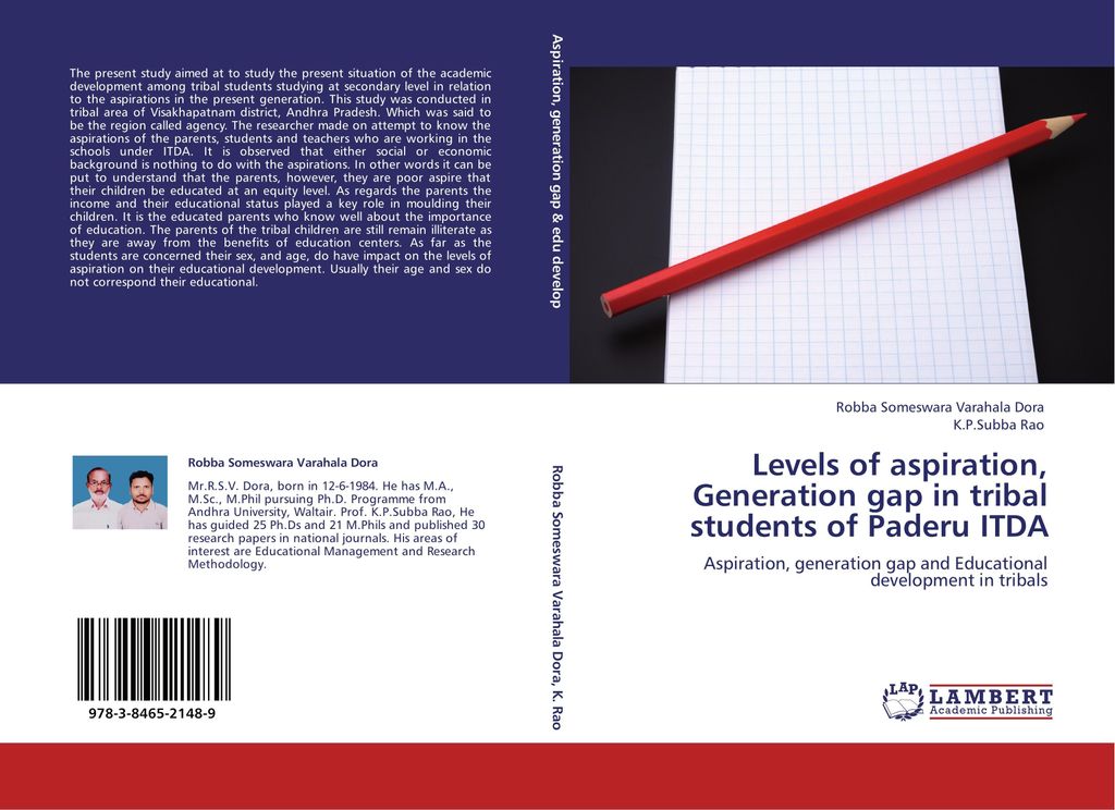 Levels of aspiration, Generation gap in tribal students of Paderu ITDA