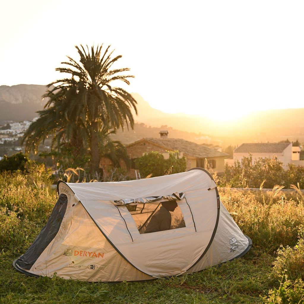 DERYAN Dome Pop Up Namiot - 2 osobowy - Ochrona UV 50+ - Zdjęcie produktu 