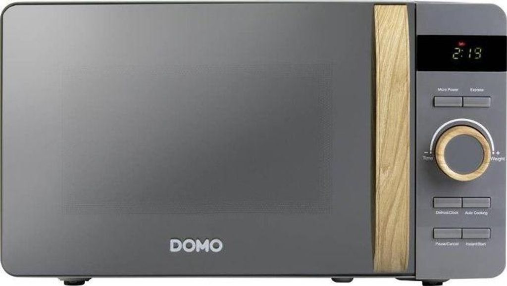 Domo DO3420, Arbeitsplatte, Solo-Mikrowelle, 20 l, 800 W, Eingebautes Display, Tasten, Drehregler