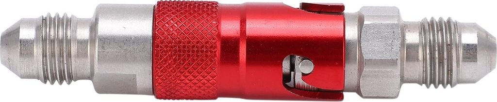 Motorrad-Bremsleitungsflüssigkeits-Schnellspanner-Montageadapter Edelstahl UniversalRot