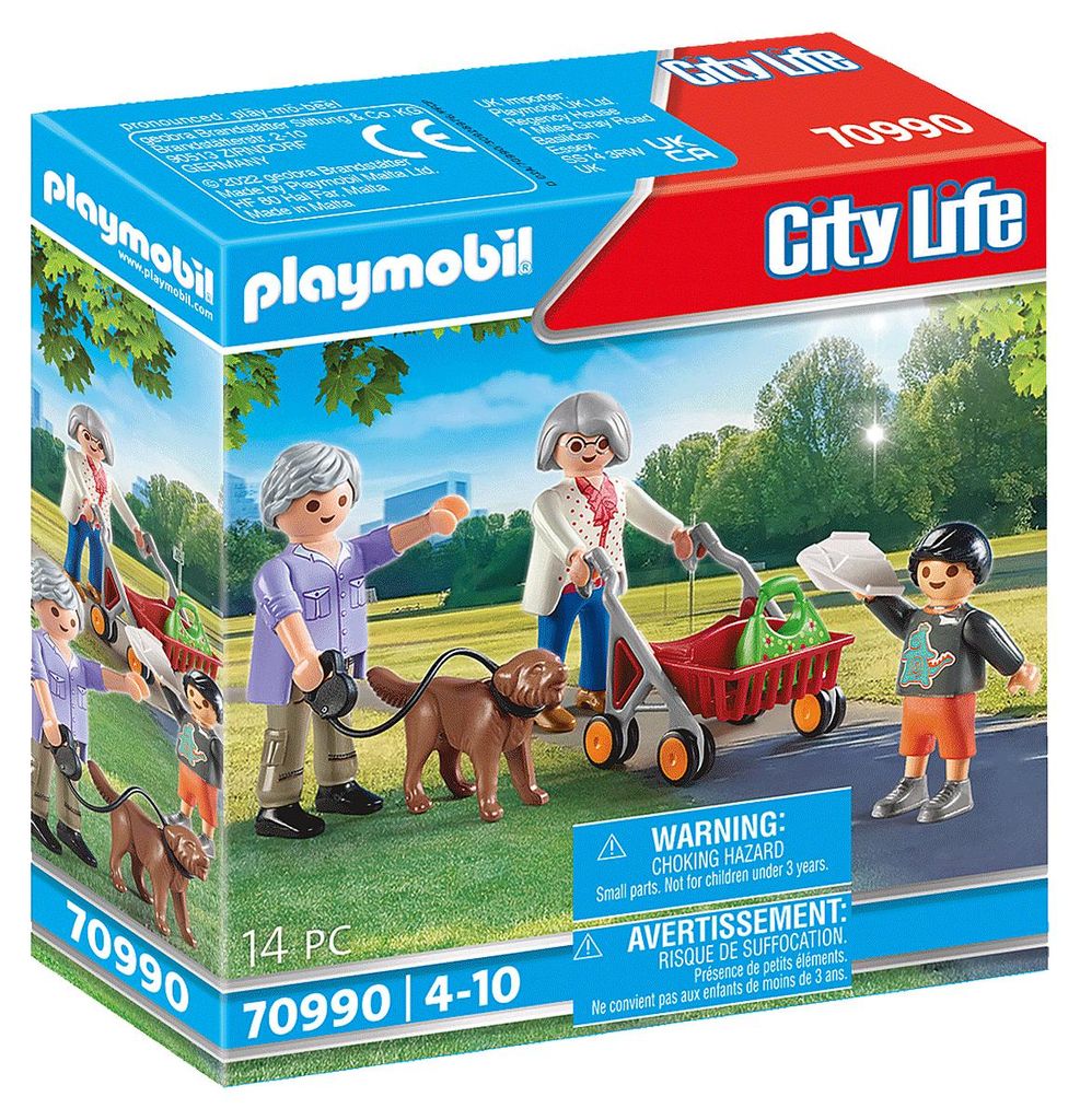 PLAYMOBIL 70990 Grands-parents avec petits-enfants Image du produit 