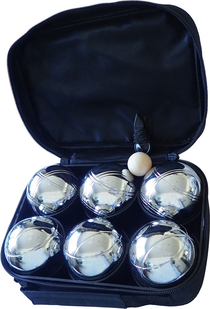 Pétanque - six boules de 72 mm de diamètre Image du produit 