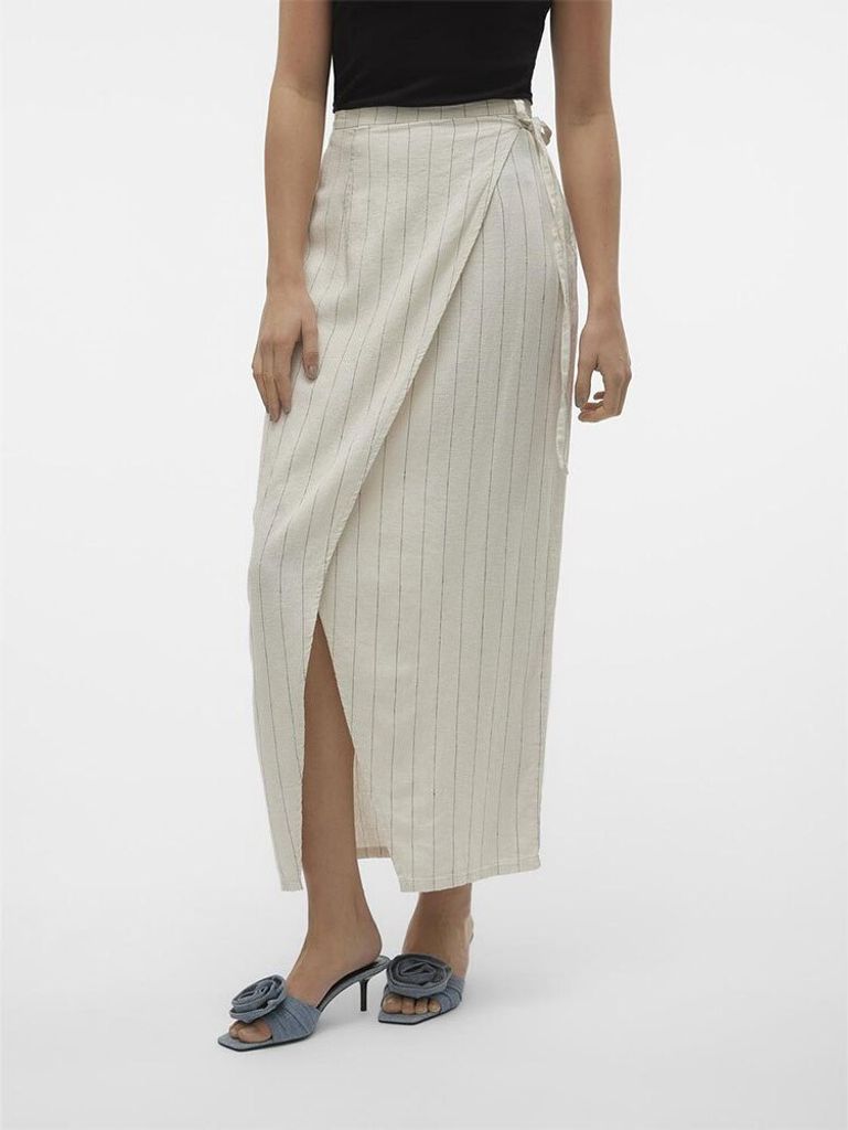 Vero Moda Mindy Langer Rock Beige 34 Frau Beige 34