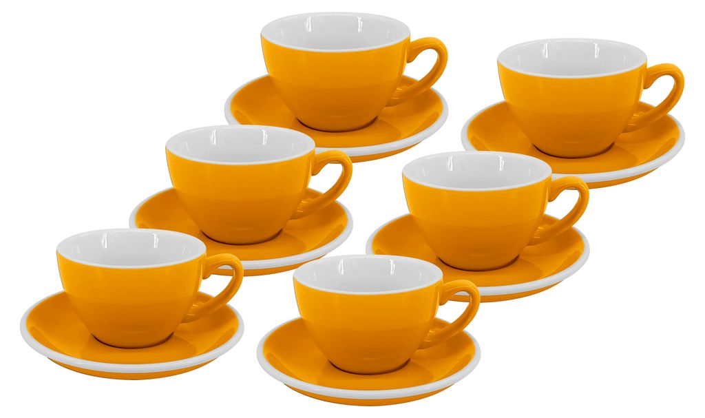 Zestaw 6 sztuk – filiżanka do cappuccino z spodkiem Roma, Zdjęcie produktu 