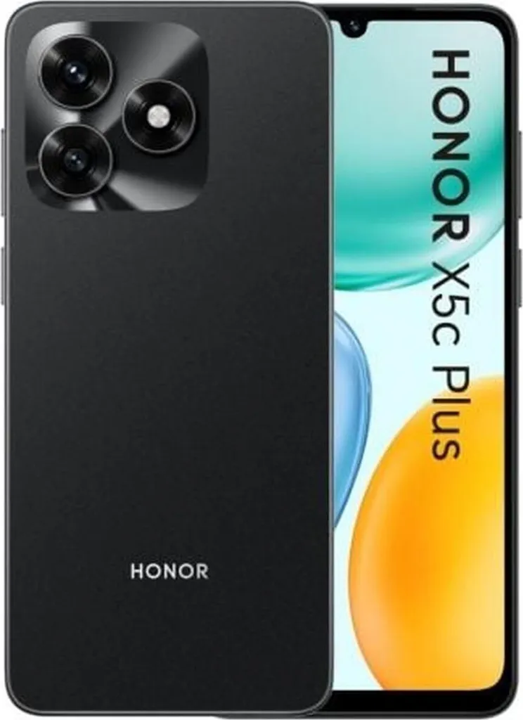 Smartphone Honor X5c Plus 6,74" 128 Go Noir - Téléphone Octa Core Performant