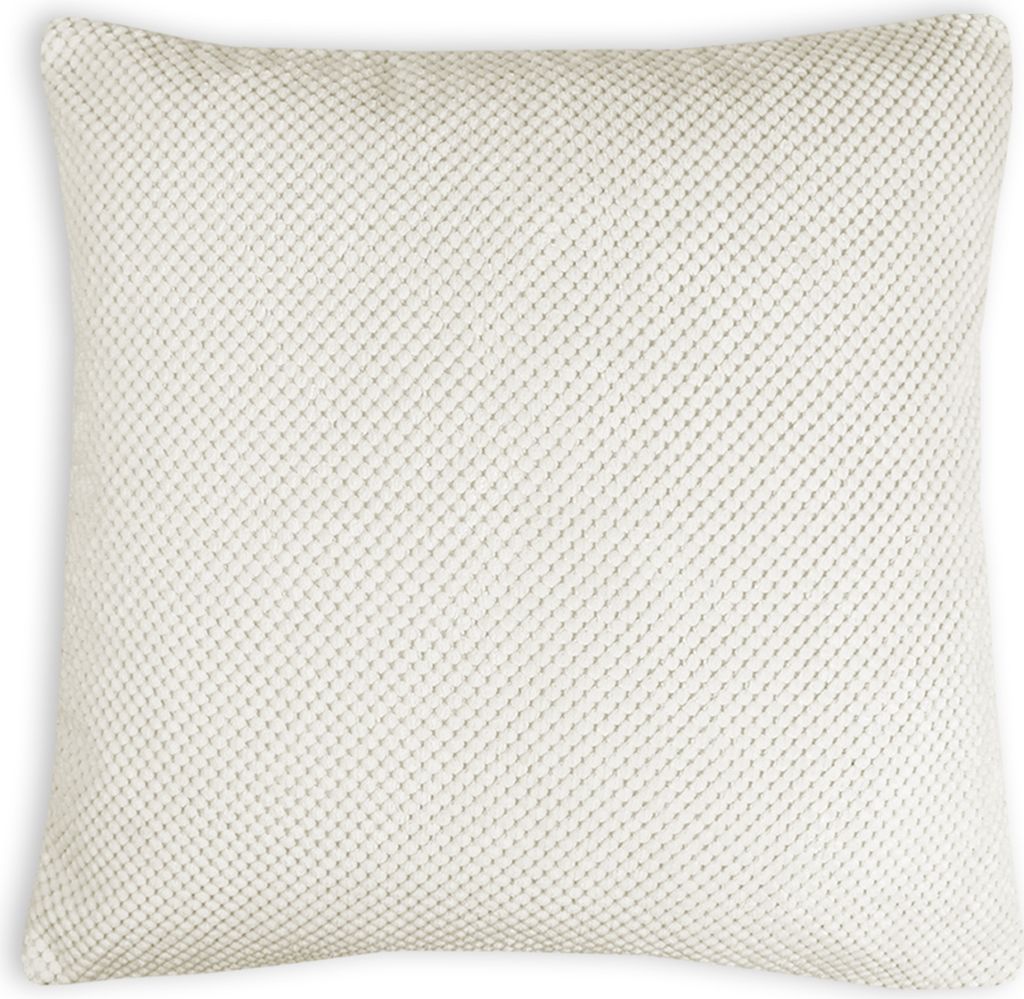 Kissenbezug 80x80 cm Creme Kissenhülle 3D Waben Kissen Produktbild 