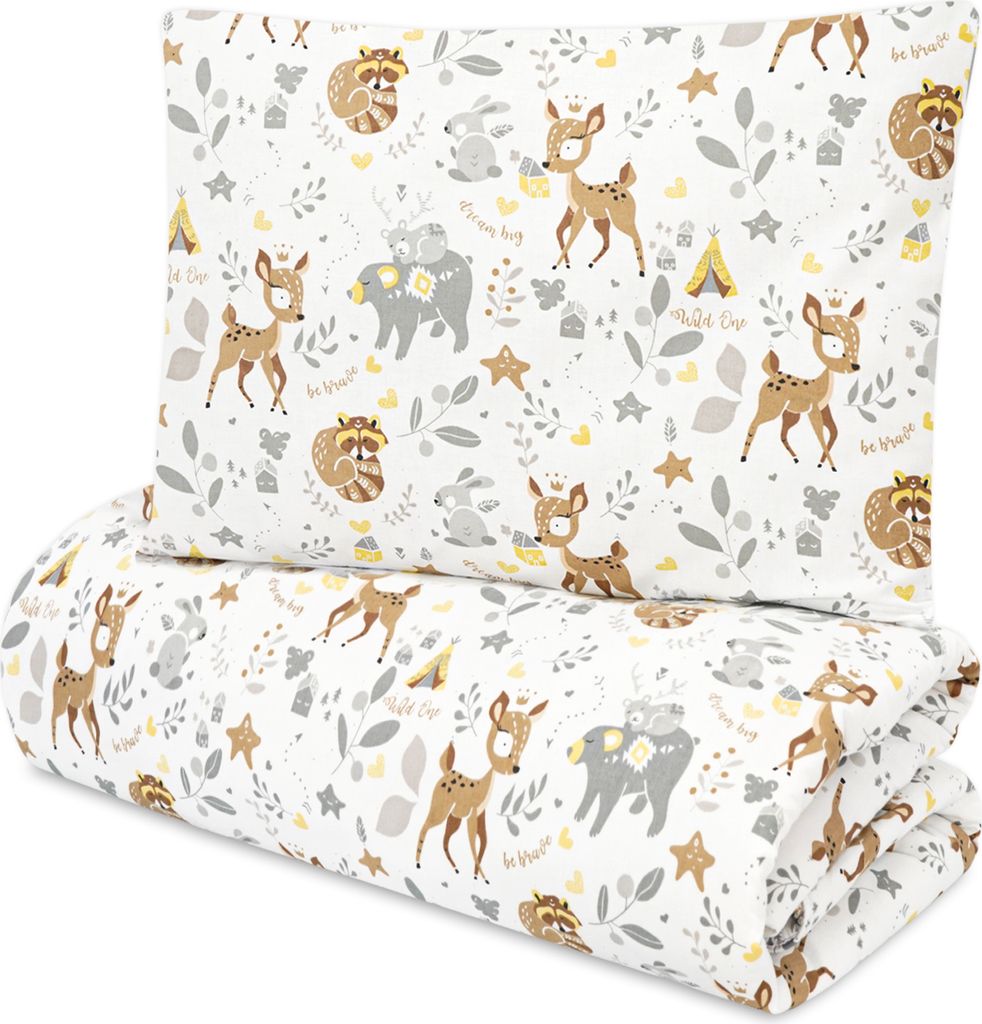 Kinder Bettdecke ohne Bezug 135x100 cm - Baumwolle Baby Decke und Kissen Set Kinderdecke 135x100 und Kopfkissen 60 x 40 - Bettdecken Kinderbettdeck...