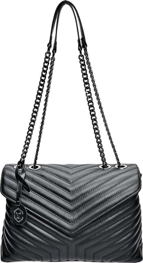 Sac bandoulière Luisa Vannini LV 2183 NERO robuste et léger pour femme