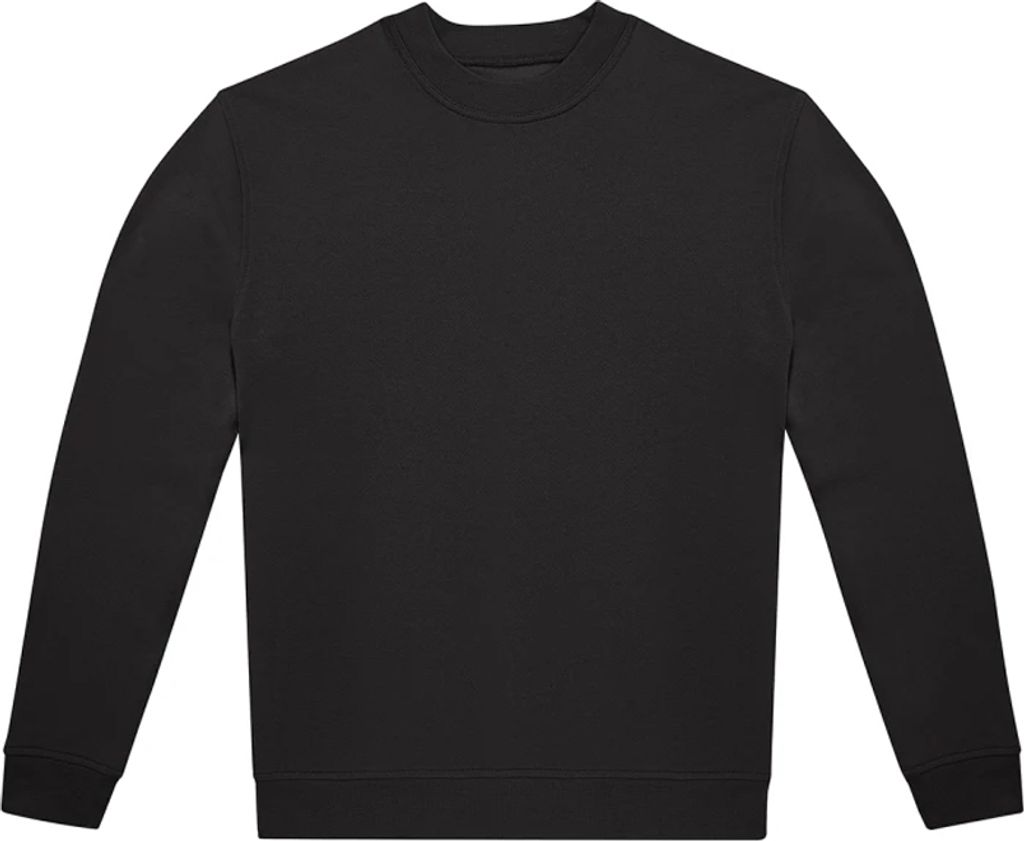 B&C - "ID.332" Sweatshirt Rundhalsausschnitt für Herren/Damen Uni RW10554 (M) (Schwarz)