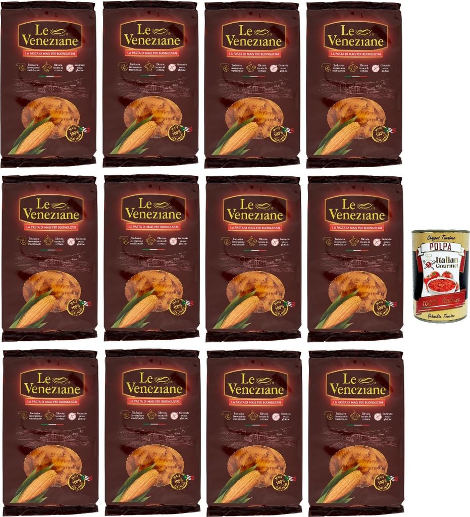 Le Veneziane Pasta di Mais Eliche, senza glutine,100% Produktbild 