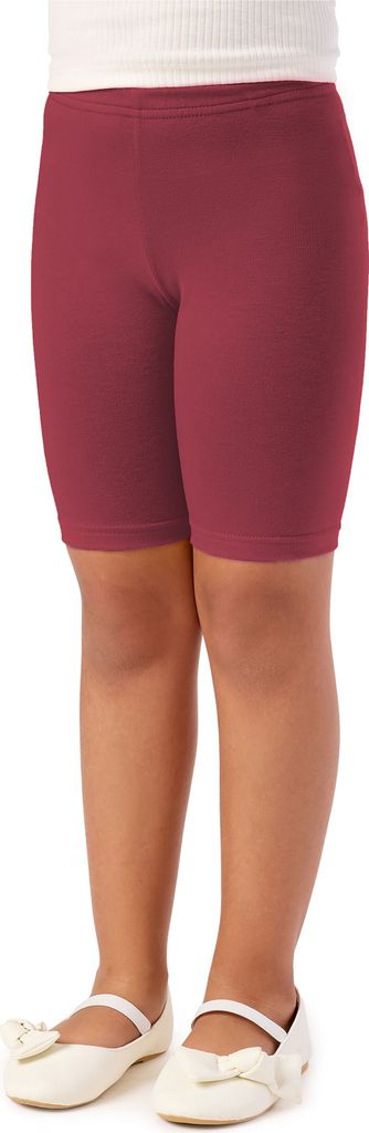 Merry Style Mädchen Kurze Leggings aus Baumwolle MS10-227 (Weinrot, 134 cm)