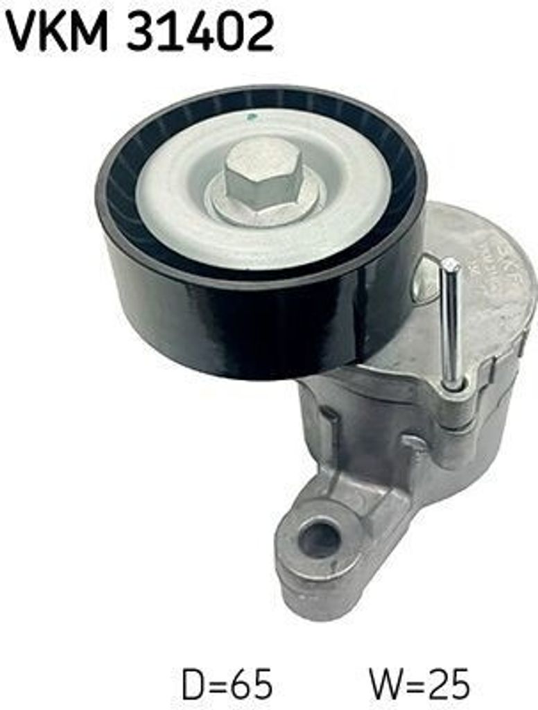 SKF VKM 31402 Spannrolle Keilrippenriemen für VW Polo Schrägheck (6R1, 6C1) für AUDI A1 Sportback (8XA, 8XF) A1 Schrägheck (8X1, 8XK) für SKOD...